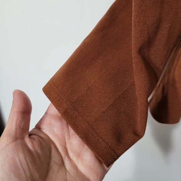 Andree by Unit Puff Sleeve Chestnut Brown Blazer Size S - Picture 9 of 11